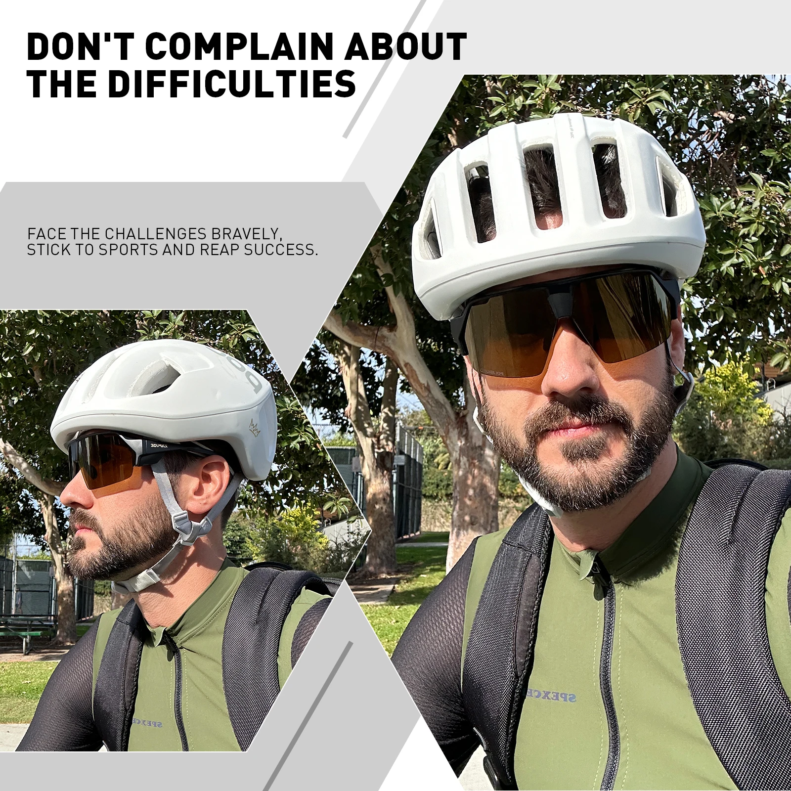 Kapvoe Поляризационные Велосипедные Солнцезащитные Очки С Защитой Uv400 Унисекс