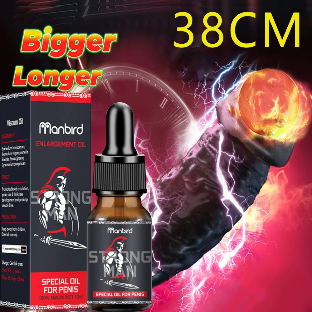 

2023 New Big Dick Thickening Growth Penis Enlargement Oil Enhance Cock Erection Delay Ejaculation Penis Massage Oil Men's Health