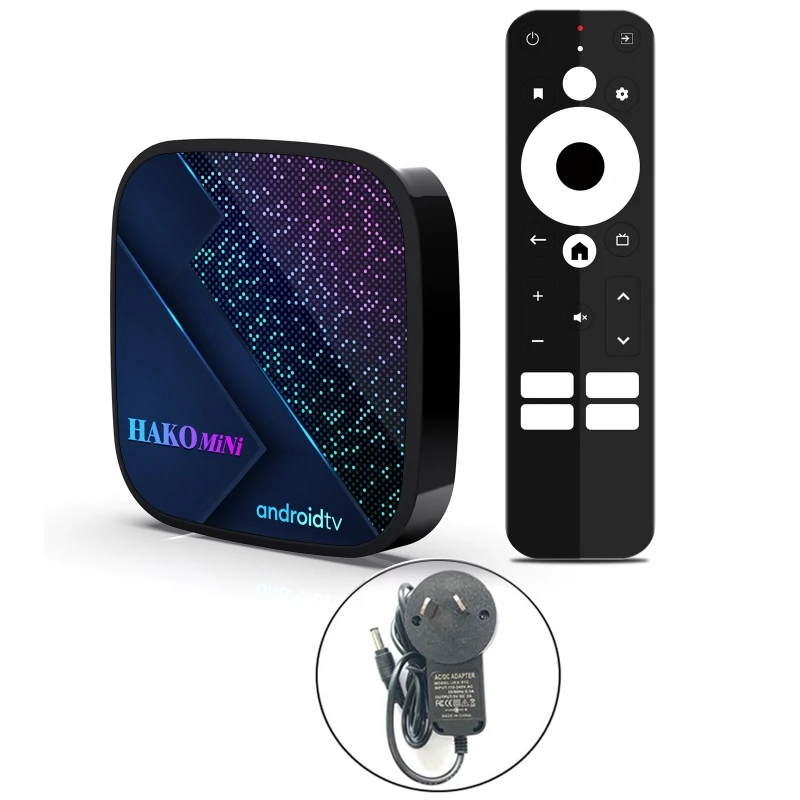 

Hakomini TV Box High Defination Network Set-top Box Android 11.0 S905Y4 Chip Media Player for HDTV DVD Home Theater DXAC