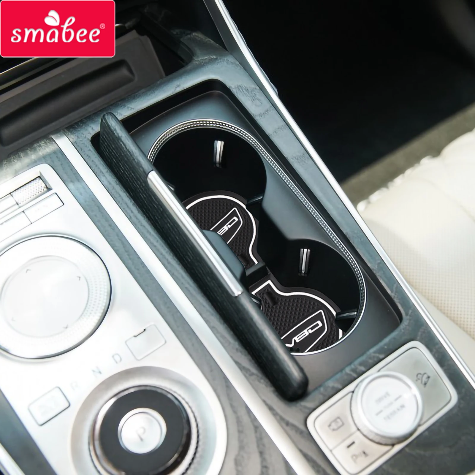 

Smabee Non-Slip Gate Slot Mat for Genesis GV80 2021 2022 Inner Accessories Cup Holder Anti-Slip Door Groove Pad Rubber Coaster