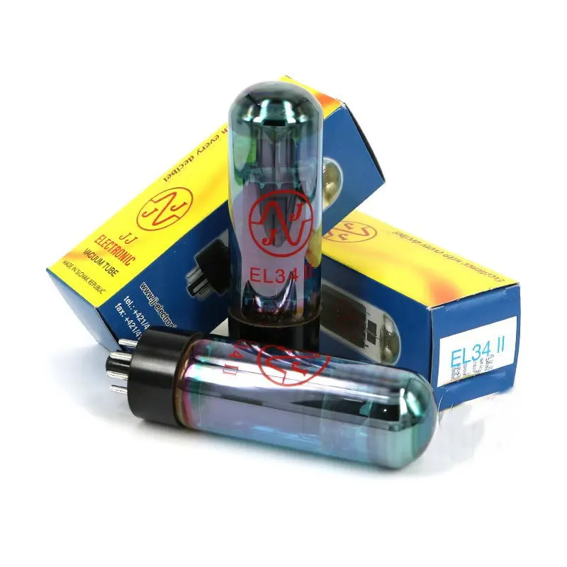 JJ EL34II Blue EL34 обновленная вакуумная трубка EL34C 6CA7 5881 6P3P 6L6 HIFI аудио клапан