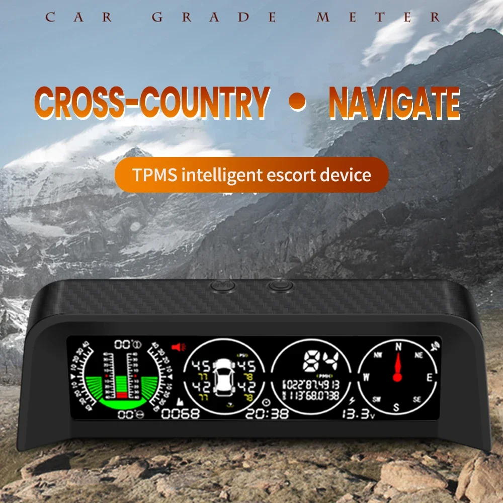 4 в 1 автомобильный GPS-датчик давления шинах с датчиком