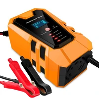 12v 6a intelligent car battery charger power pulse repair chargers wet dry lead acid battery chargers digital lcd display