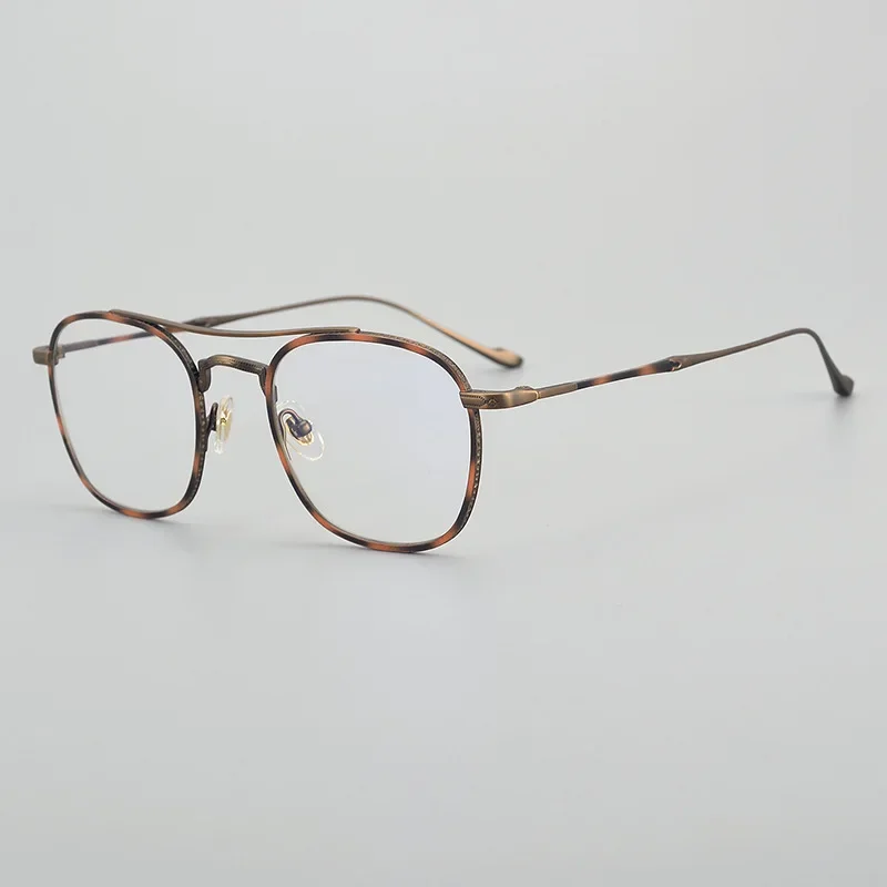 Овальные очки для чтения женские японские ручной работы оправа очков титана ARLT5925