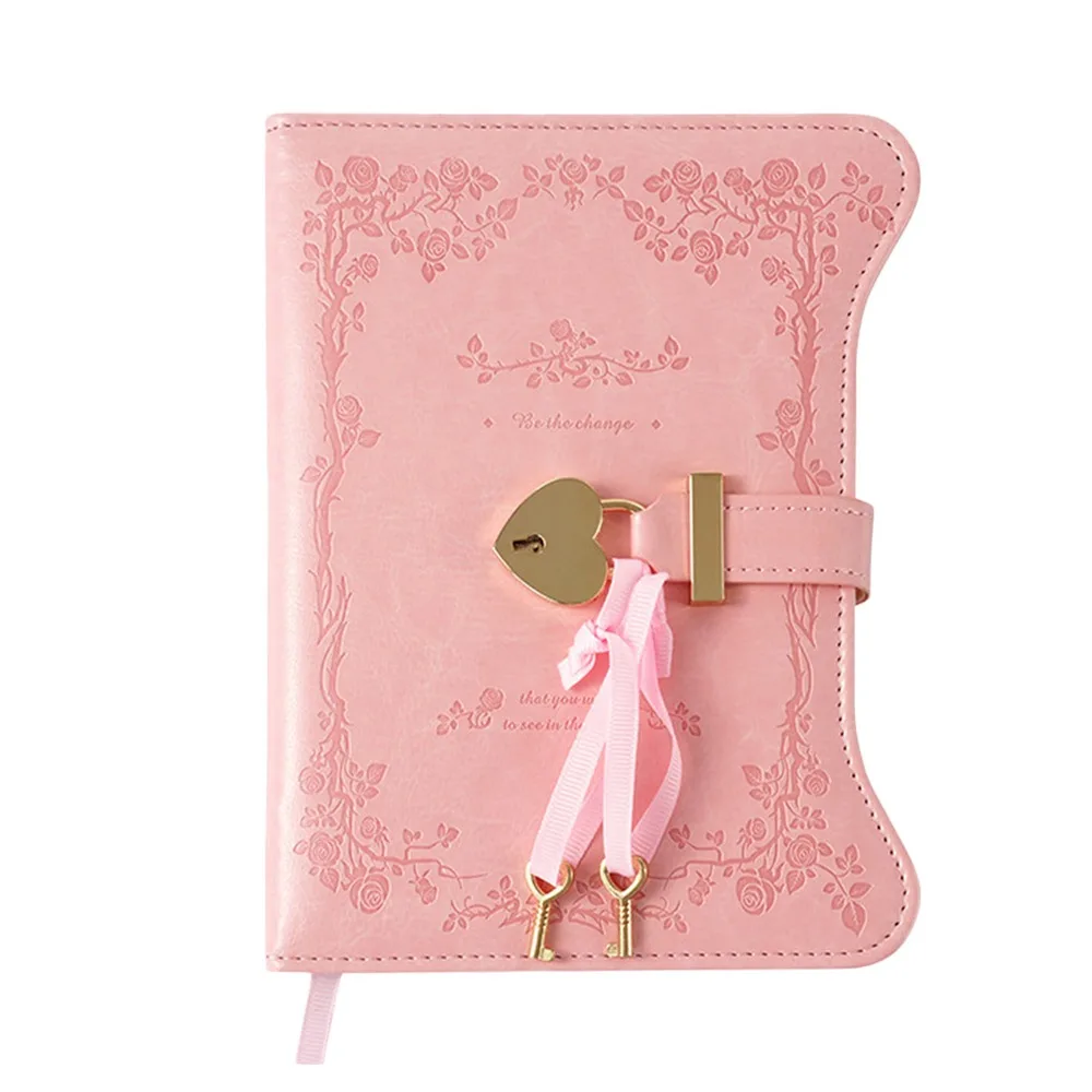 

Деловой блокнот из искусственной кожи с замком