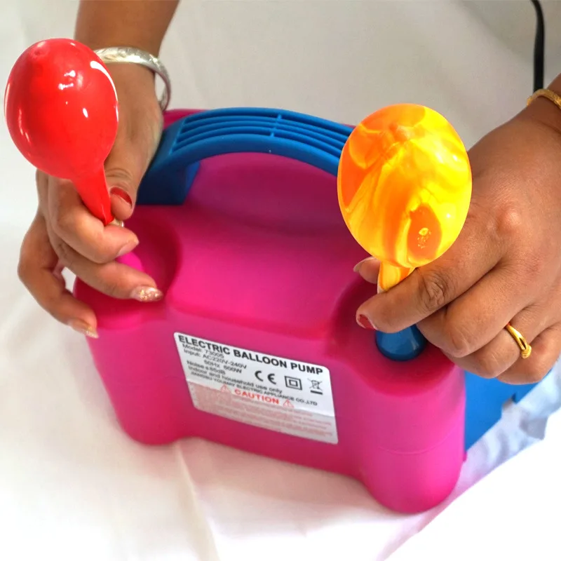

Double Hole Portable Air Compressor 220v AC Inflatable Electric Balloon Pump Air Balloon Pump Electric Balloon Inflator Pump
