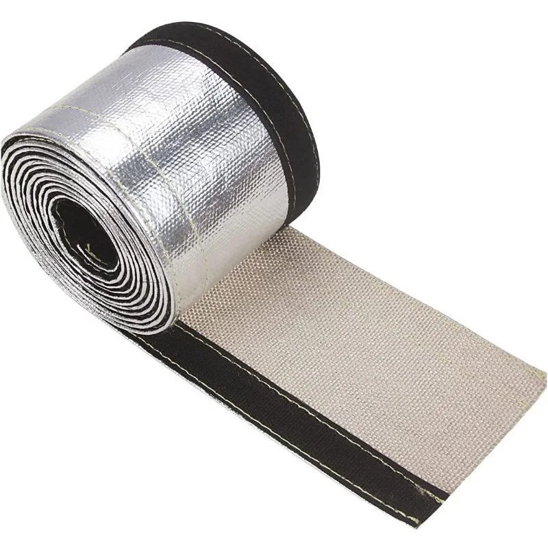 

Новый металлический теплозащитный рукав, изолированная проволочная Крышка шланга, обмотка трубки, теплоизолированный рукав, защита провода, 3,28 фута, автомобильные аксессуары