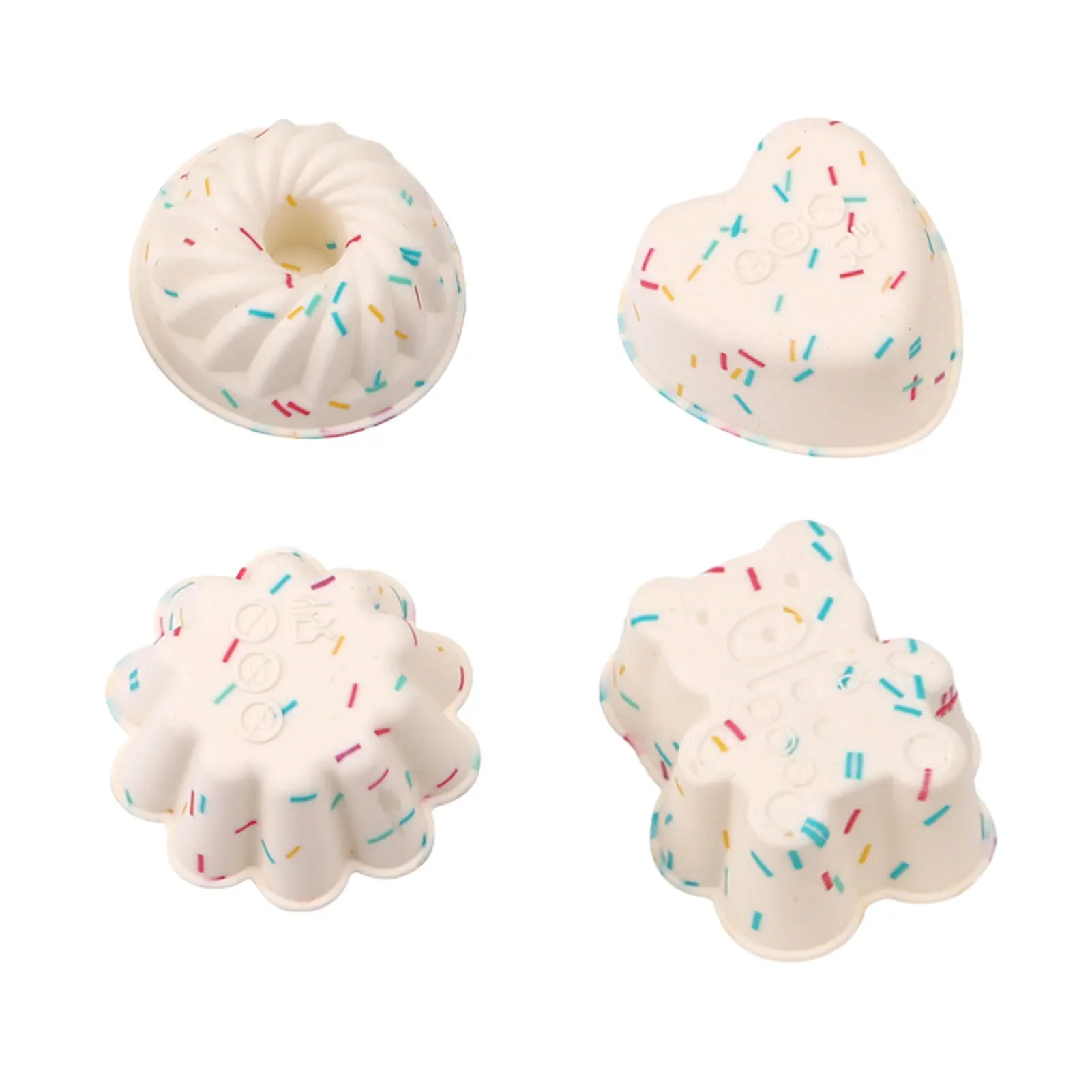 Силиконовые формы для кексов 4 шт