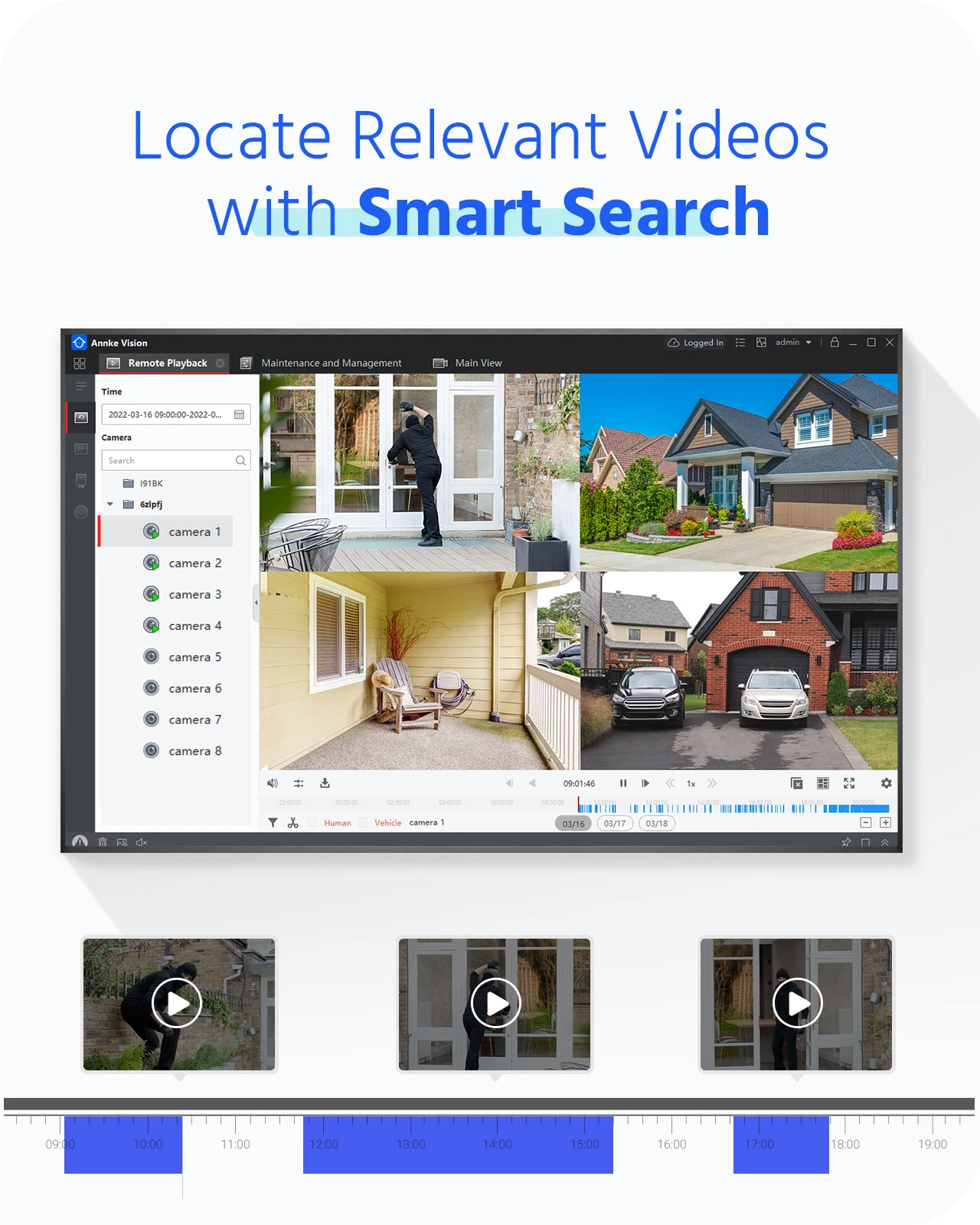 Продажа Видеорегистратор ANNKE 5 в 1, 4K, 8 каналов, Ultra HD, с датчиком движения, для аналоговых IP-камер 5 МП, 8 МП