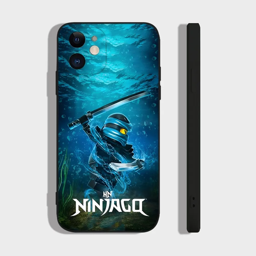 Anime N-NinjagoS Cool L-LEGOS Phone Case For iPhone 16 15 14 13 12 11 Plus Pro Max XR XS X 7 8 SE Mini Silicone Soft