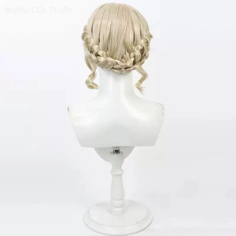 Аниме Delicious In Dungeon Косплей Чертополох Парик Золотые Волосы Лоunatic Волшебник