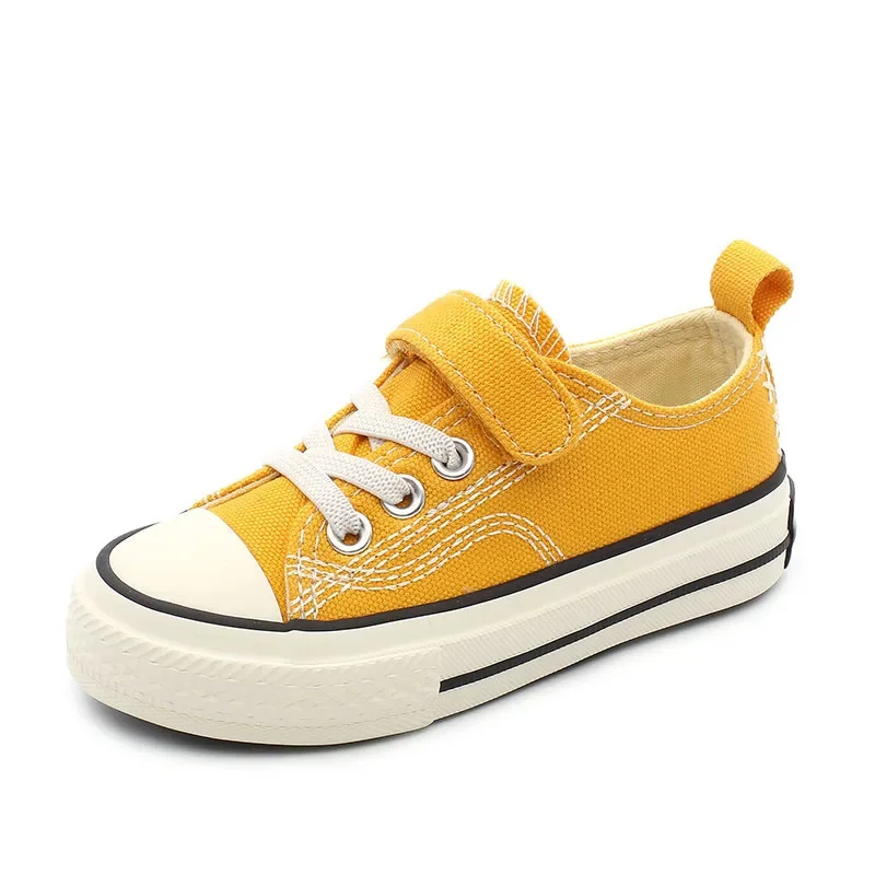

NEW Children Canvas Shoes Boys Sneakers Breathble 2023 Spring New Fashion Kids Shoes for girl Student Single Girls Shoes