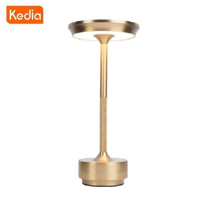 

Creative Atmosphere Lamps Cordless Bar Table Lamp New Bedside Lamp Usb Rechargeable Hot Desk Lamp Touch Dimming Led Night Light