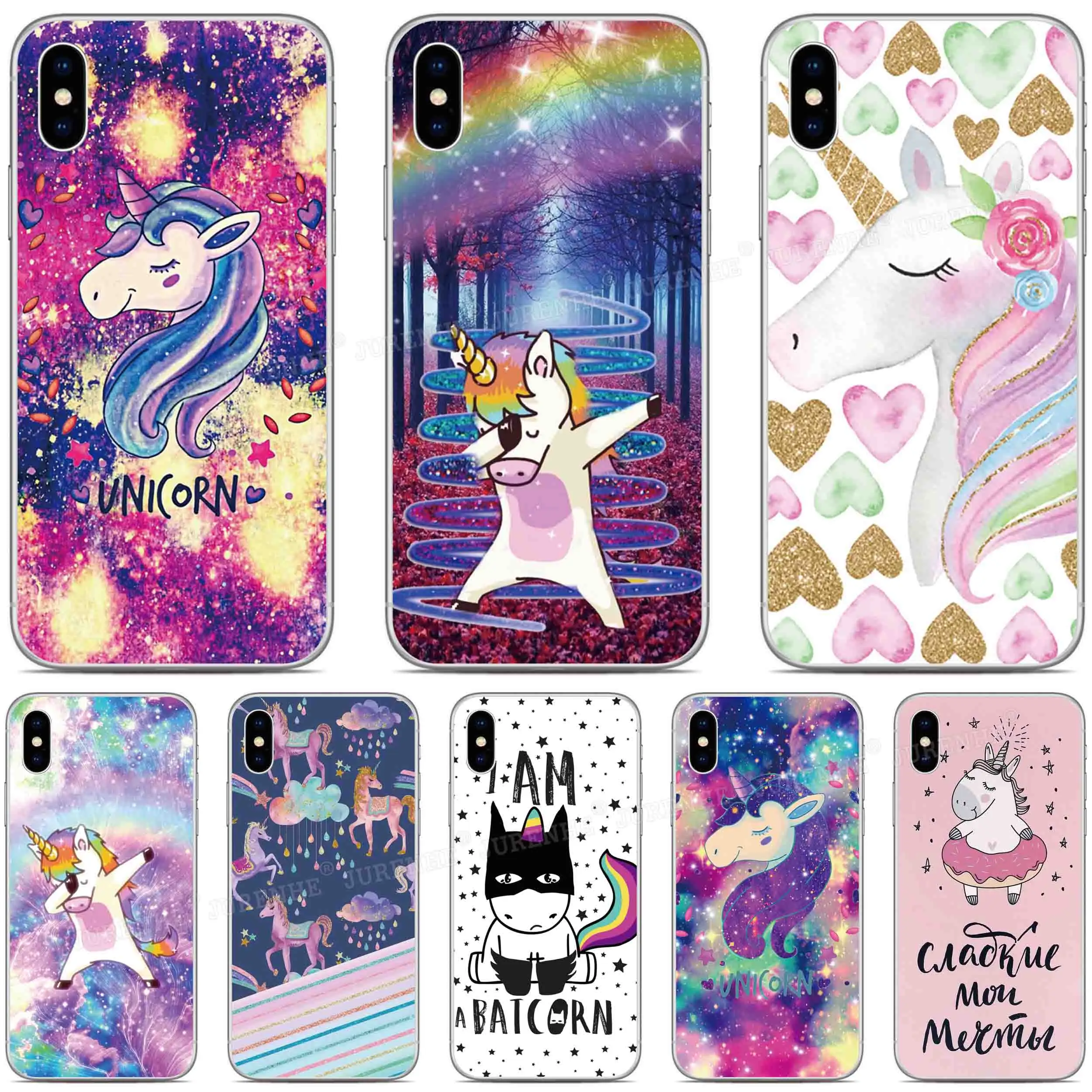 Чехол Rainbow Unicorn Для телефона Nokia C31 G22 C32 C02 C22 C30 C20 C10 X30 G60 G50 5G G11 G21 C1 C12 C21 C01 Plus G20 G10 X6