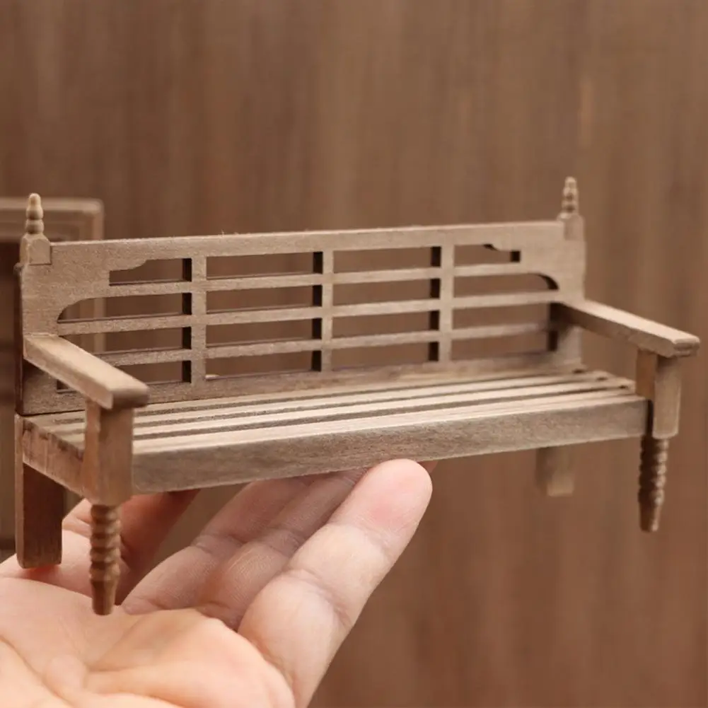 

1pc 1:12 Dollhouse Miniature Wooden Desk Table Model Doll House Furniture Toys Accessories Christmas Gift