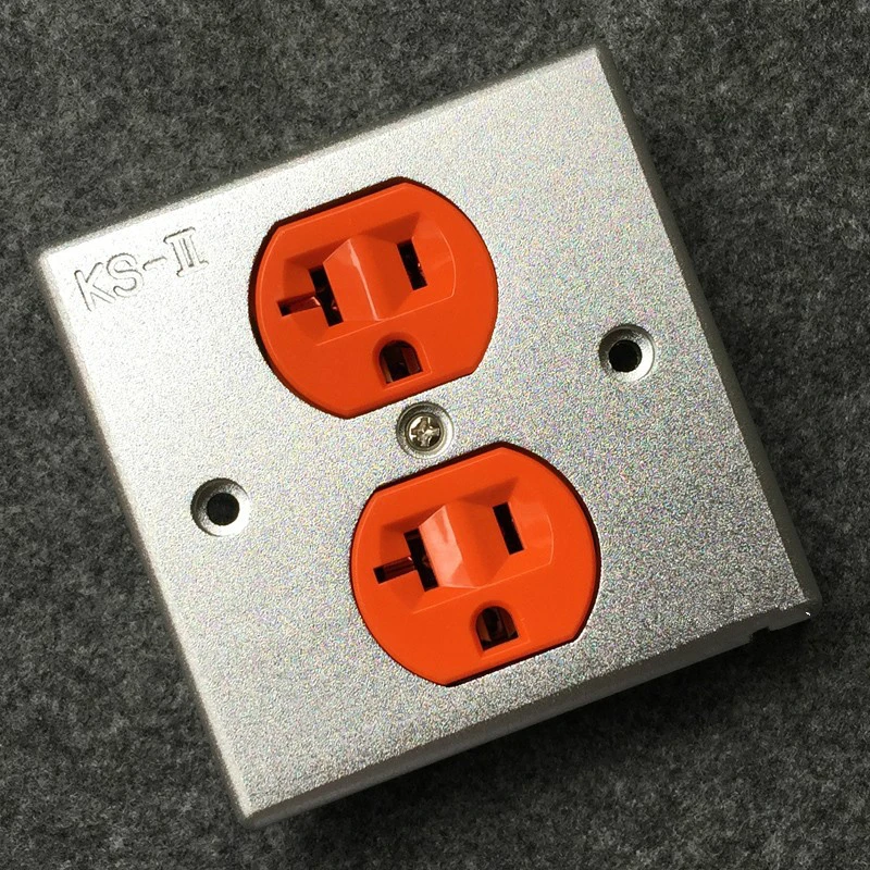 2 шт. настенные розетки из чистой меди 220 В/50 Гц