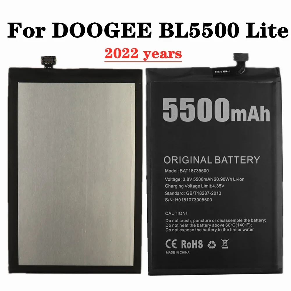 

Сменный аккумулятор для DOOGEE BL5500, 2022 мАч
