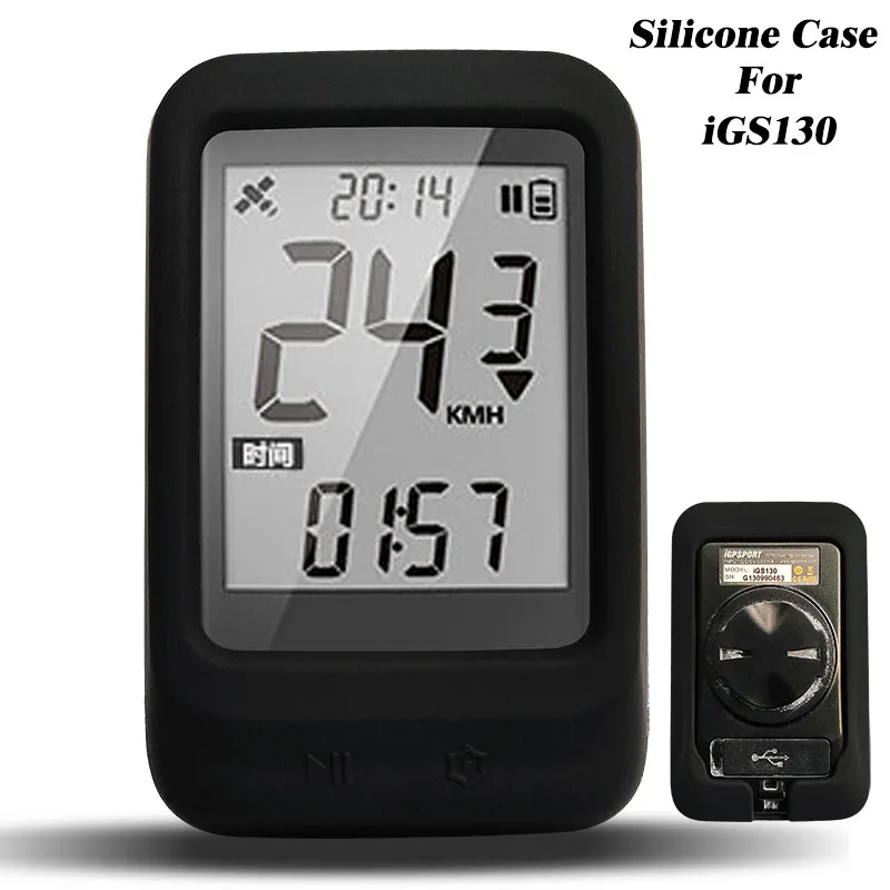 

Bike Computer Silicone Case & Screen Protector Cover for igsport IGS130 GPS Quality
