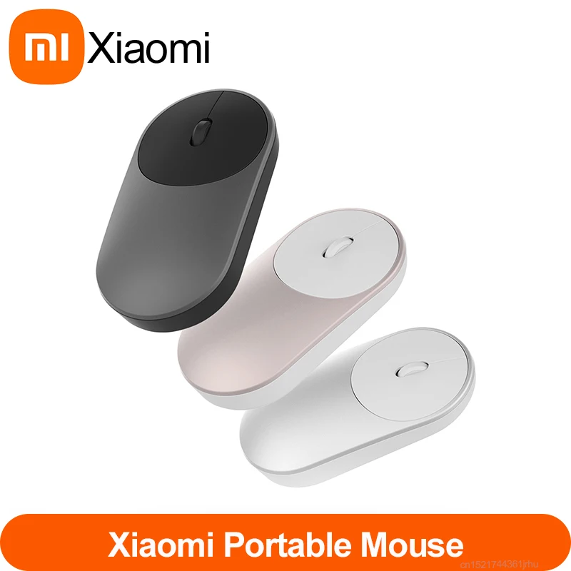 

Original Xiaomi Mjia Wireless Mouse Portable Game Mouses Aluminium Alloy ABS Material 2.4GHz WiFi Bluetooth 4.0 Control Connect
