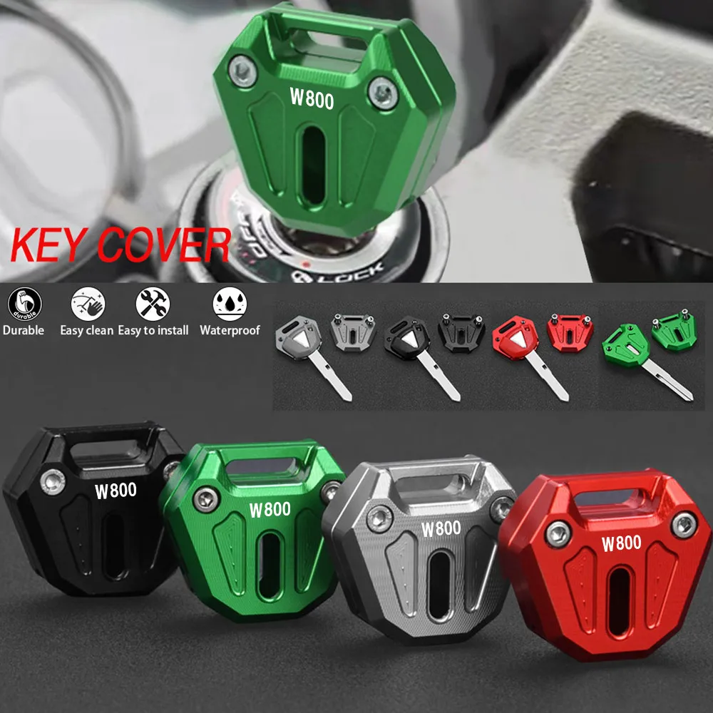 

2022 2021 2020 2019 2018 2017 2016 2015 Motorcycle Key Cover Cap Keys Case Shell Protector For KAWASAKI W800 W 800 2012-2023