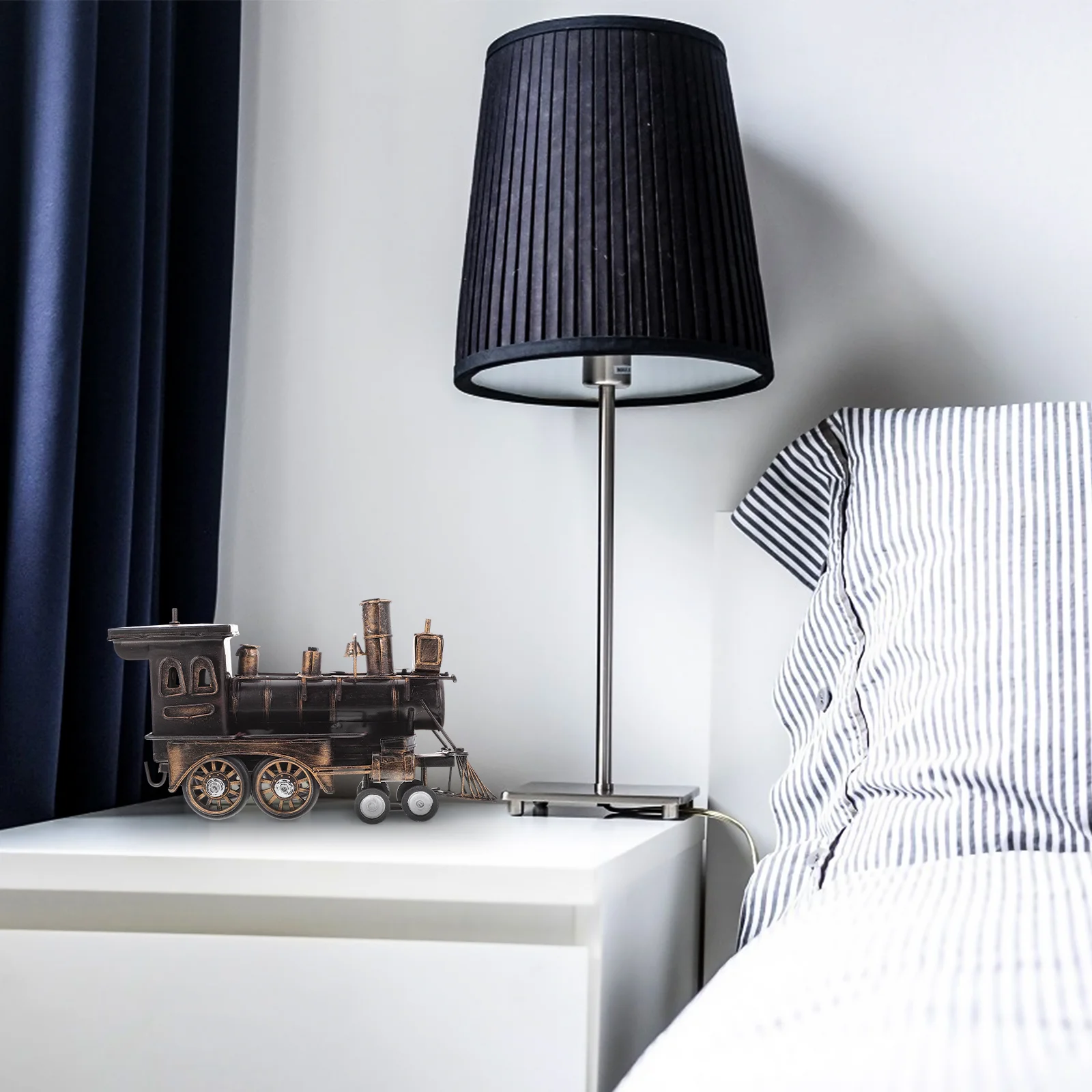 Передняя модель локомотива украшение для рабочего стола фигурка скульптура