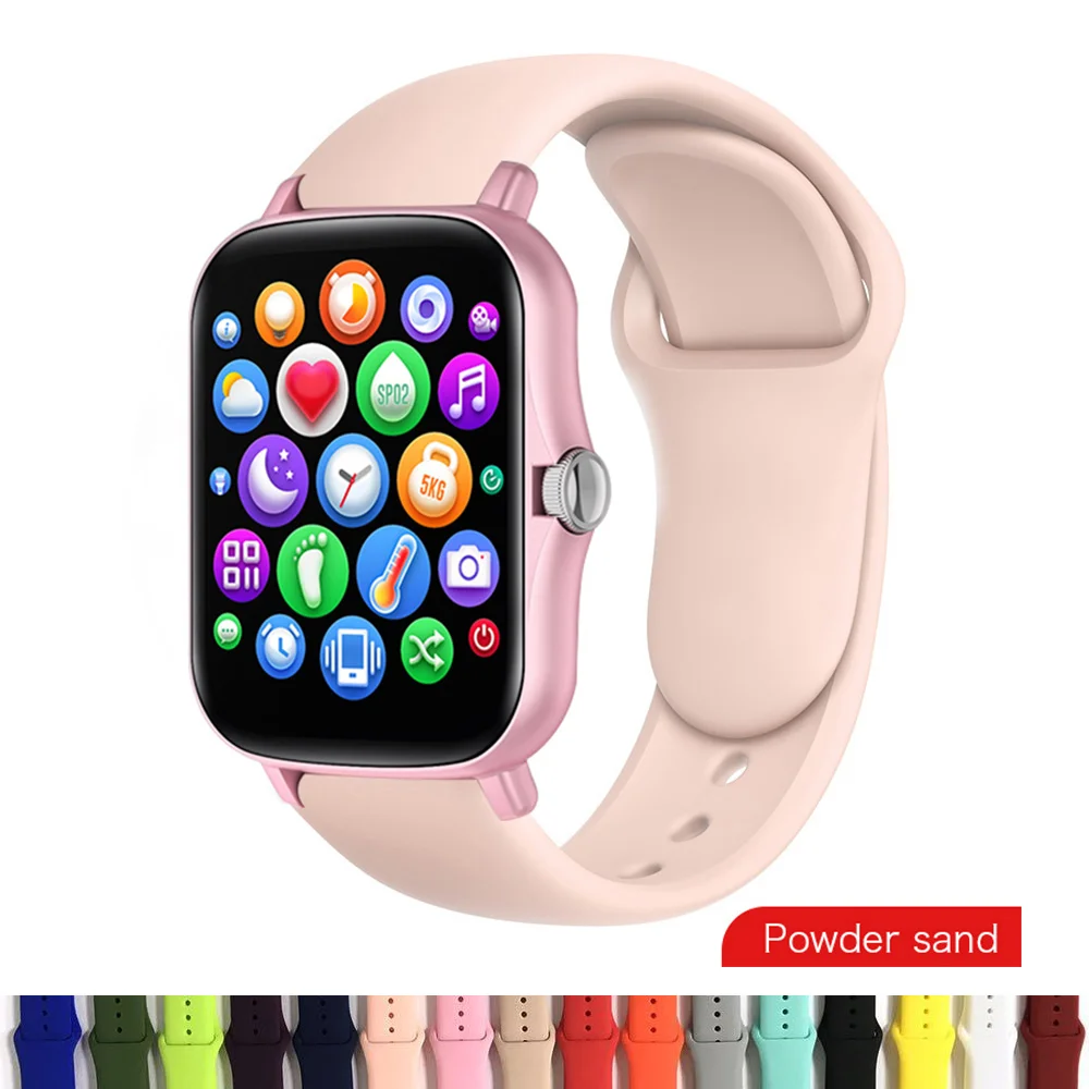 

Ремешок силиконовый для Amazfit GTS/2/2e/GTS2 Mini/GTR 42 мм/47 мм/GTR2/2e/stratos 2/3, ремешок для спортивных часов Amazfit Bip, 20 мм/22 мм