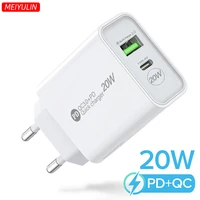 20w usb charger fast charge qc 3 0 type c wall charging for iphone 13 12 samsung xiaomi mobile eu us uk au plug adapter travel
