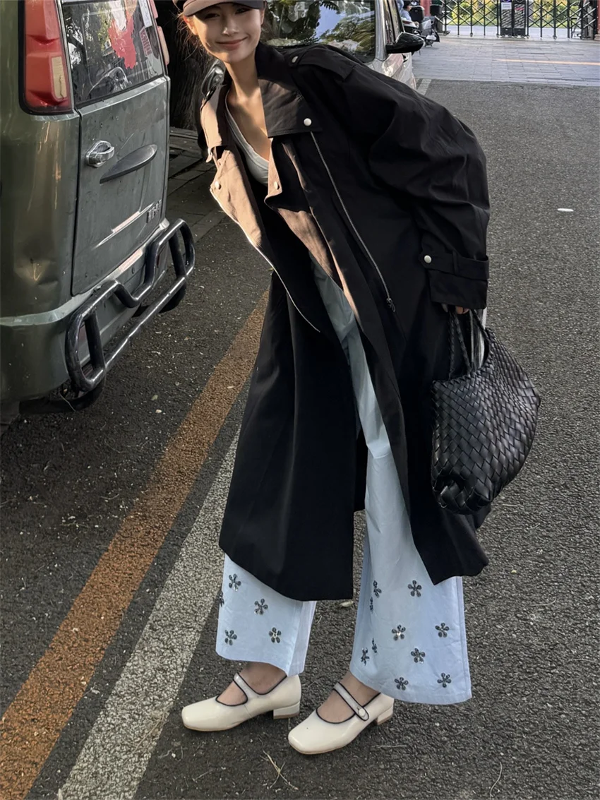 Офисные женские пальто Alien Kitty новые прямые повседневные уличные зимние