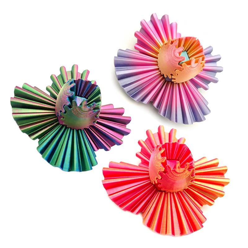 Мяч шестерни с 3D принтом мяч вращающийся шар куб игрушка-непоседа идеально