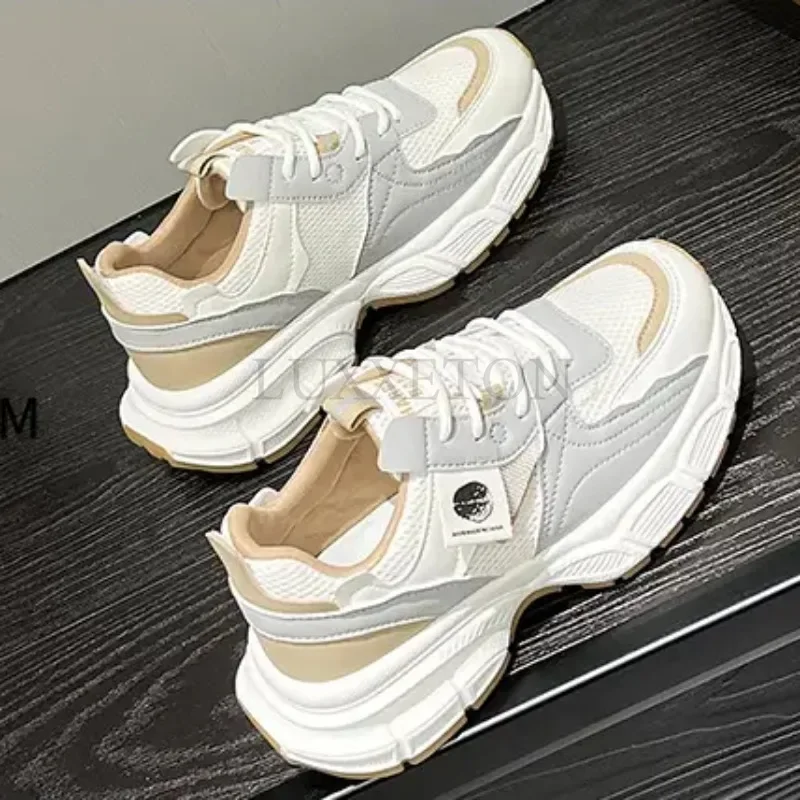 

Women Chunky Sneakers 2023 Breathable Shoes for Women Sports Running Casual Ladies Fitness Vulcanize Shoes Zapatillas Mujer