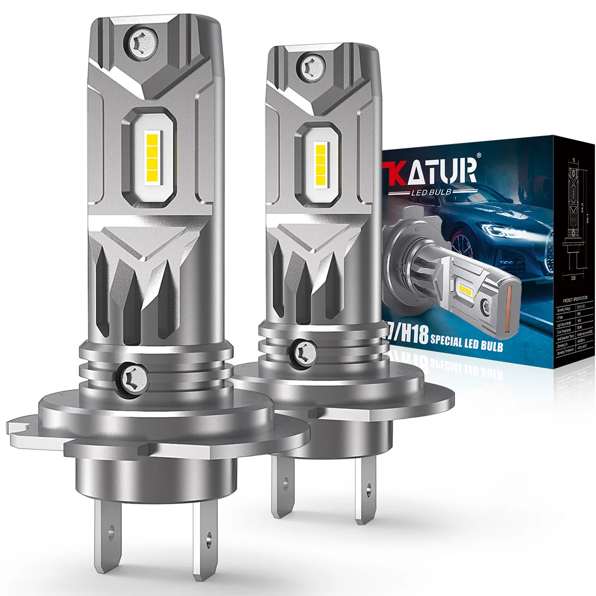 Katur 2 шт. беспроводные мини-фары H7 Для VW Golf 6 MK7 Passat B6 B5 Polo MK6 Caddy