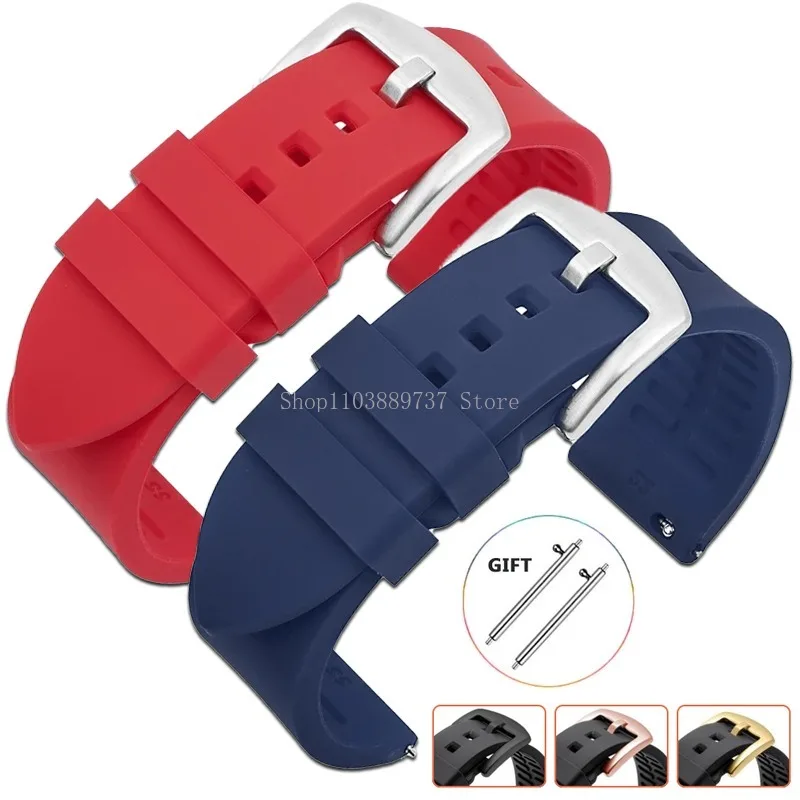 Универсальный Силиконовый Ремешок Для Часов Унисекс Водонепроницаемый