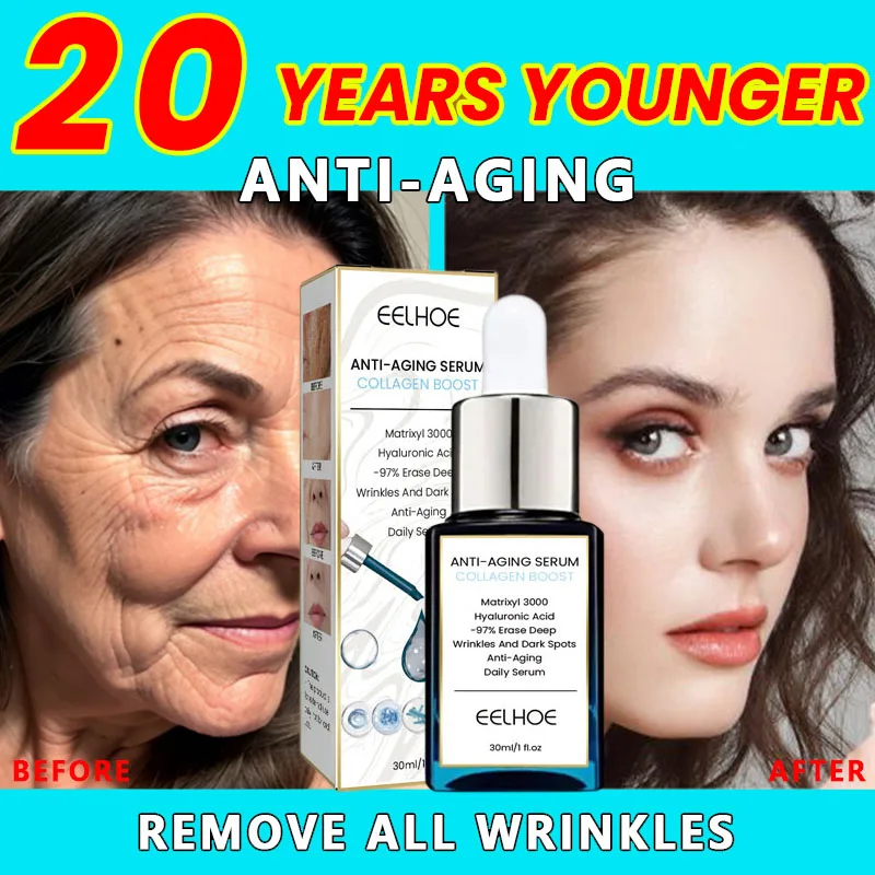 

Wrinkle Removing Serum Collagen Anti-Aging Fade Fine Lines Lifting Firming Moisturizing Whitening Skin Care Korean Cosmetics
