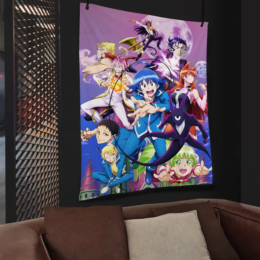 Добро пожаловать в школу демонов! Iruma-kun DIY настенный гобелен висит Таро хиппи