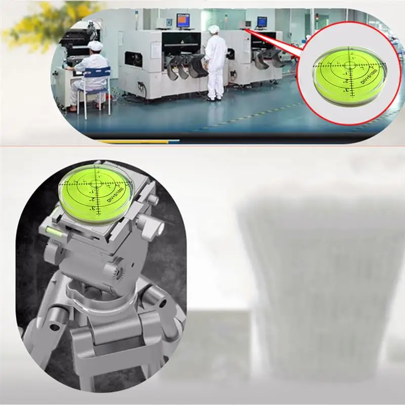 

Bubble Surface Level Round Inclinometers High Precision Horizontal Bubble Level Surveying Instruments Parts