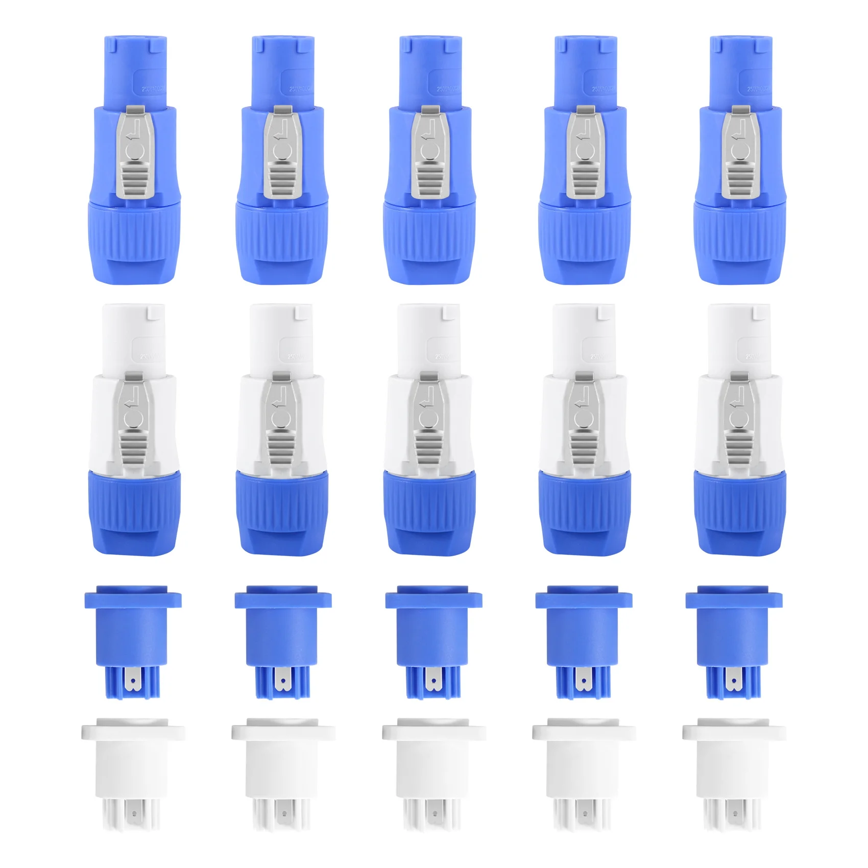 10 комплектов PowerCON Type A NAC3FCA+NAC3MPA-1 Адаптер панели разъема корпуса