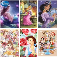 disney cartoon beauty and the beast 5d diy diamond painting princess belle embroidery cross stitch abstract art home decor gift