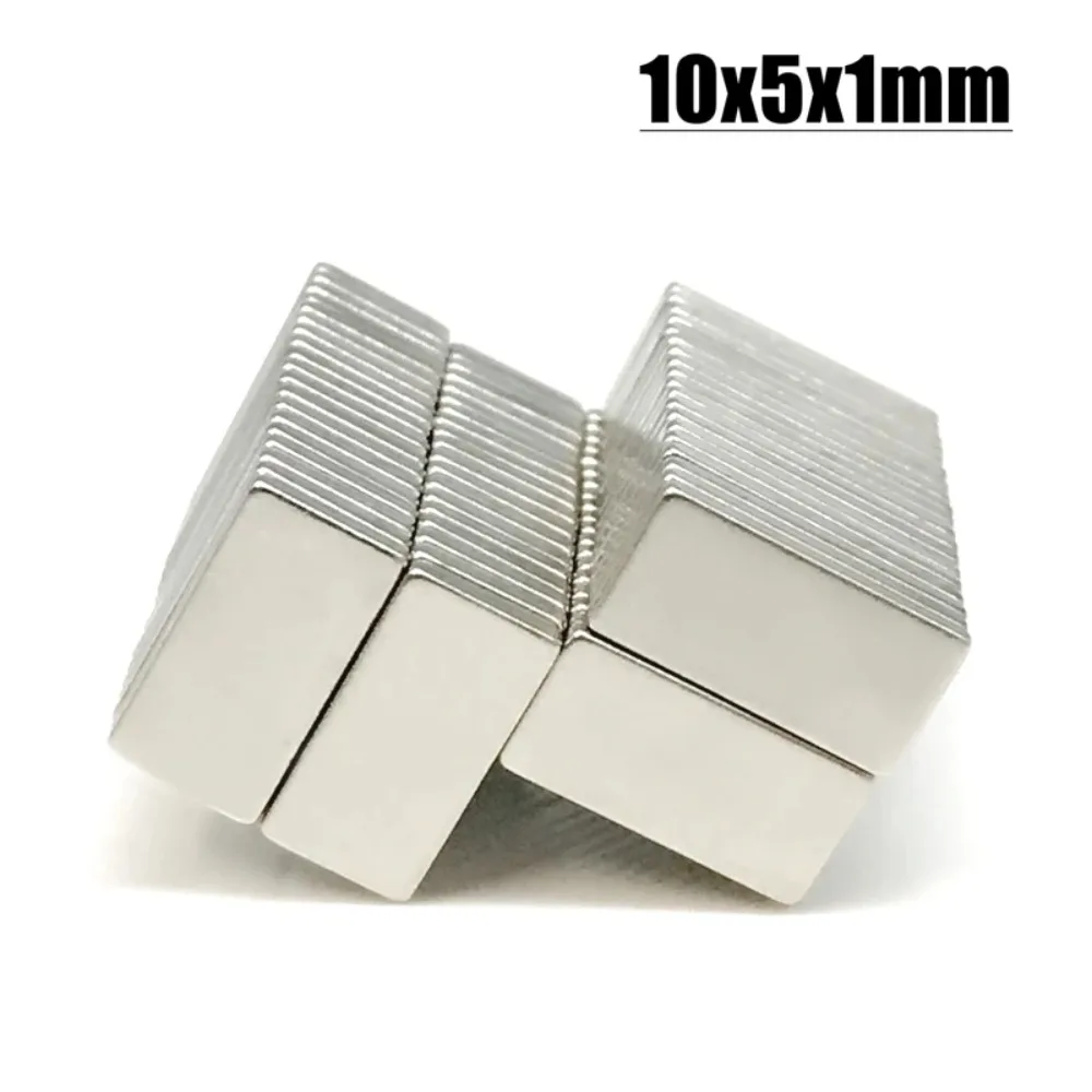 5-1000 шт./лот N35 прямоугольный магнит f 10x5x1 мм сверхсильный неодимовый 10*5*1 NdFeB 10 x 5 1