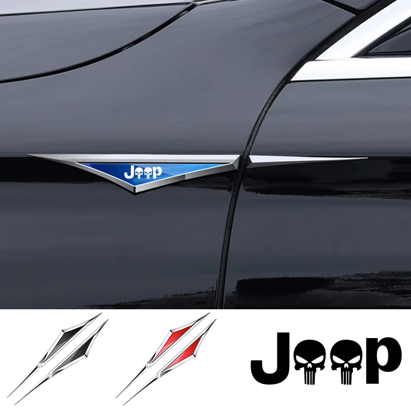 2 шт. декоративные аксессуары для Jeep Renegade Commander Wrangler Liberty Cherokee JK TJ Compass Patriot