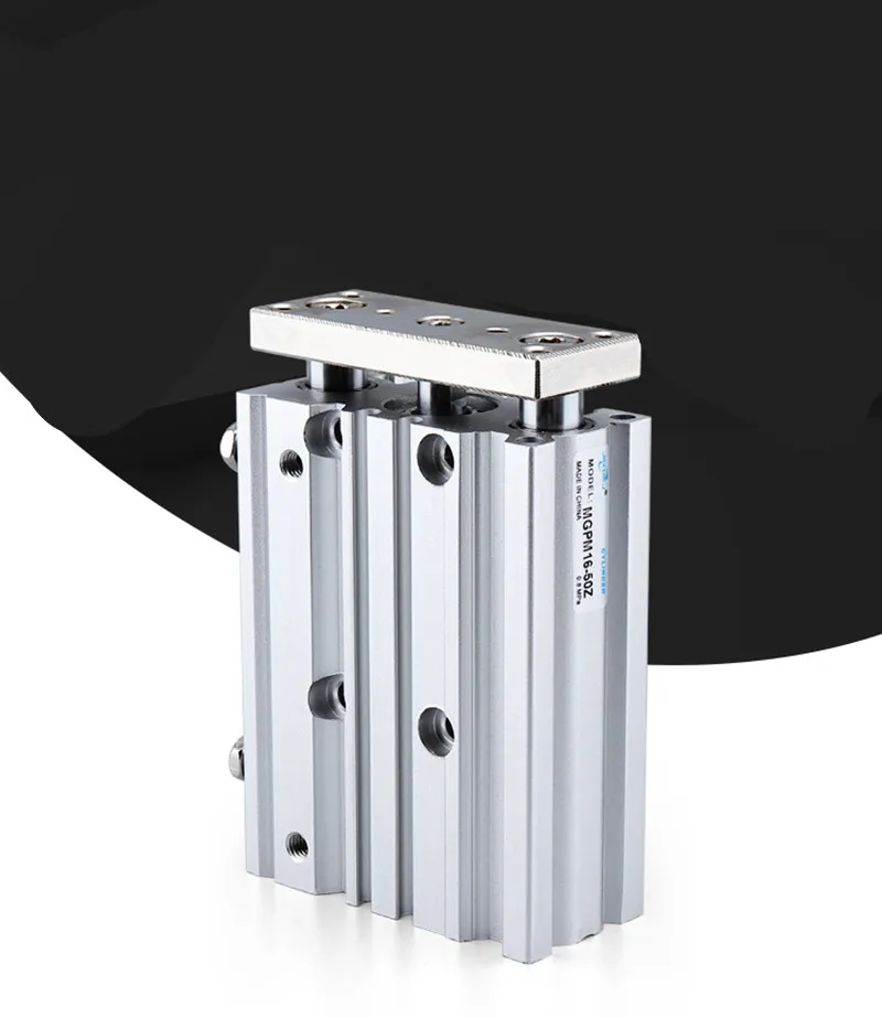 MGPM32-10/20Z/30/40/50/75/100/125Z Трехосный цилиндр с направляющей штока пневматический