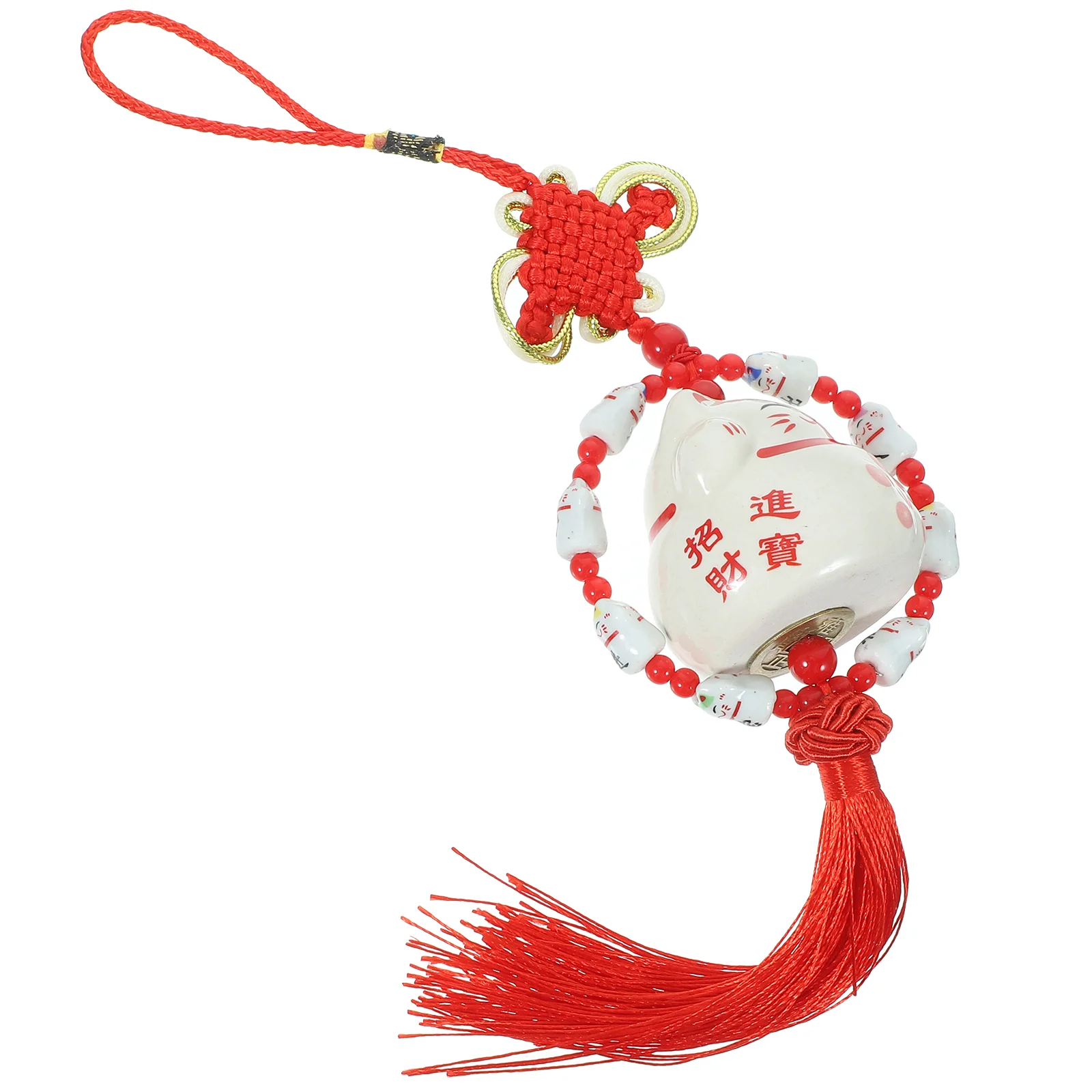 

Car Interior Hanging Cat Pendant Fortune Cat Hanging Ornament Car Decorative Pendant