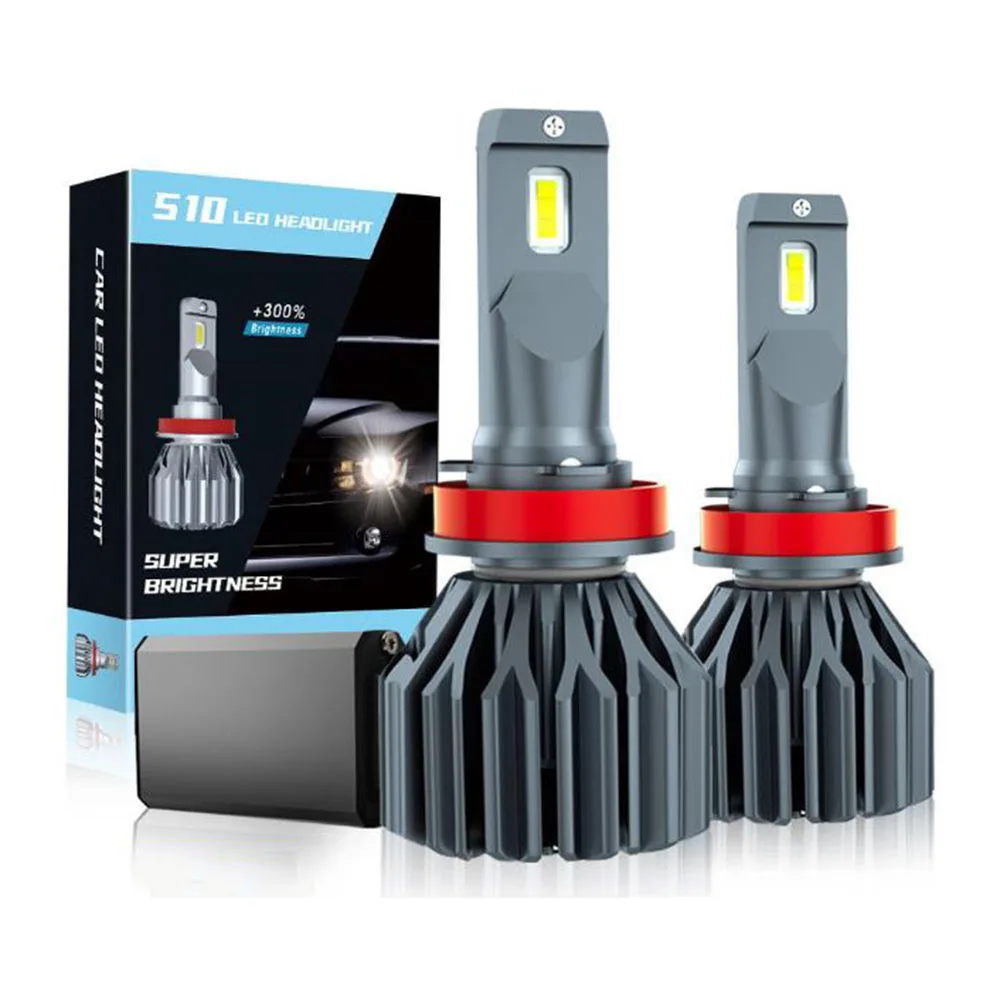 

Ao4-S10 авто индивидуальные супер яркие светодиодные лампы для фар 20000LM 100 Вт 6500 к H11 H4 светодиодные лампы для фар surper premium automotivo