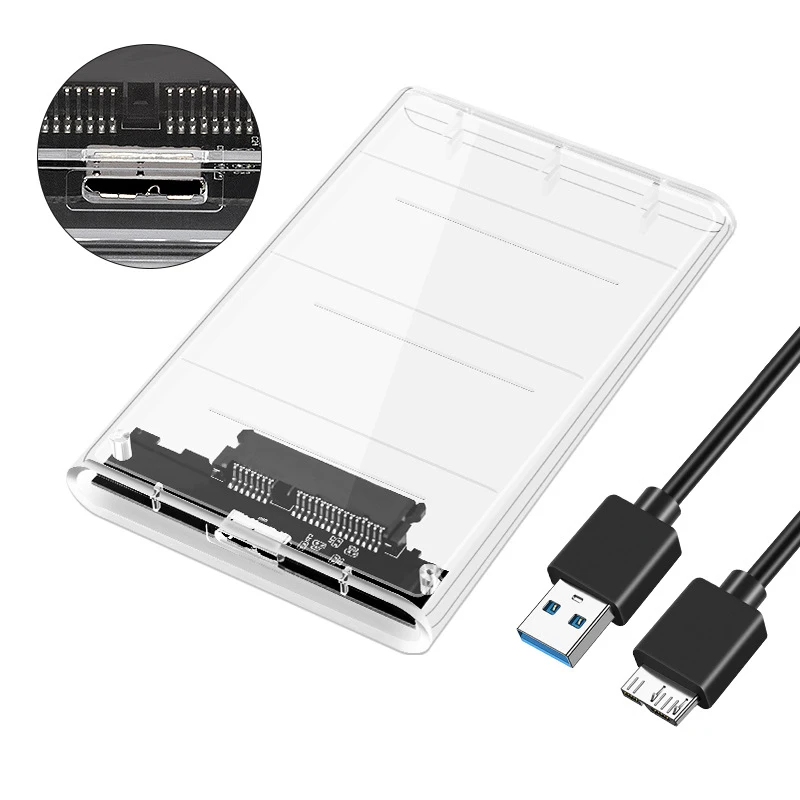 

USB3.0 HDD Enclosure of 2.5" Hard Disk Case SSD SATA3 to USB 3.0 Box USB C HDD Case