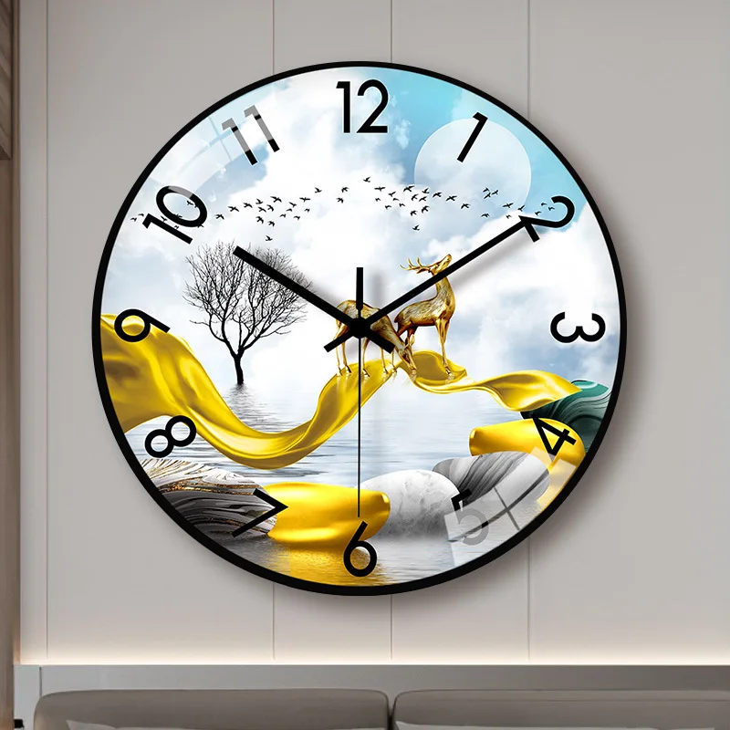 

10 Inch 25cm Wall Clocks Modern Simple Fashionable Home Decor Creative Personalized Quartz Clocks for Living Room