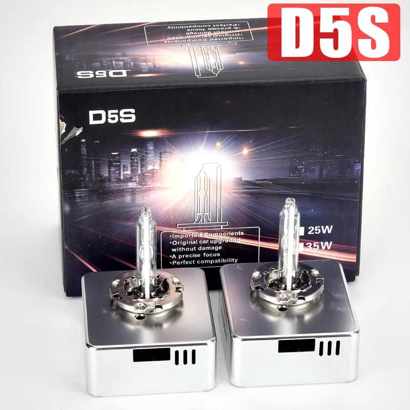 

Ксеноновые фары HID D5S, 25 Вт, 6000k, 4300k, 8000k, 1 пара
