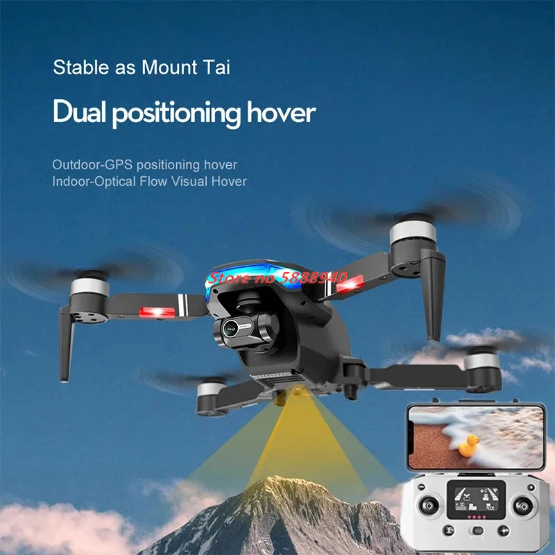 

Профессиональный 3-осевой карданный GPS-Квадрокоптер с двойной камерой 4K, бесщеточный двигатель FPV, складной Радиоуправляемый квадрокоптер, умное следящее устройство, подарок для мальчика