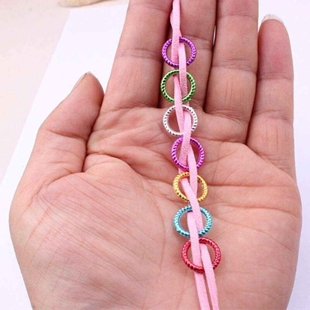 

Magic DIY Styling Tools Portable Hair Clip Braids Dreadlock Ring Beads Long Hair Braid Beads Reggae Weaving Method Rope