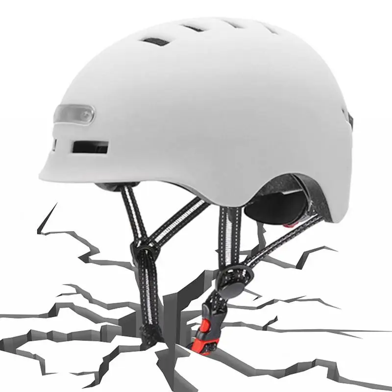 

Smart Bike Helmets Bicycle Helmets USB Rechargeable Front & Back LED Light Outdoor Sports Cycling Safety Helmets Baseball Caps