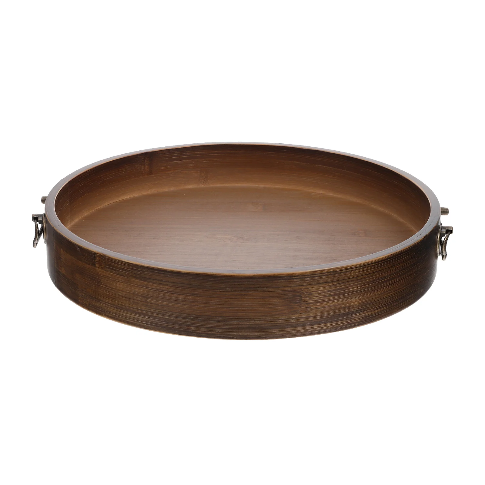 

Tray Serving Wood Trays Wooden Eating Plate Round Jewelry Towel Breakfast Board Soap Entryway Holder Rustic Key Bowl Coffee