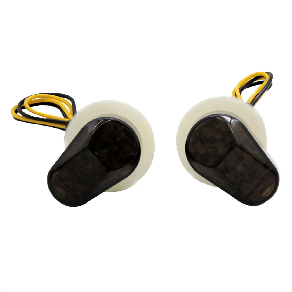 

1 Pair Motorcycle Turn Signals Lights Motorbike LED Indicator Flashing Lights Embedded Installation Signal Lamp